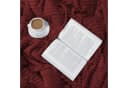 One Home Bettwäsche Winter Cashmere Touch 3-teilig Rot Teddy Plüsch Bild 4