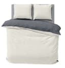One Home Bettwäsche Wende Melange Flanell 3-teilig Meliert Baumwolle Kuschelig Warm Weich Biber Winter Bild 2