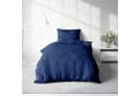 One Home Bettwäsche Doubleface Unifarben Fleece 2 teilig Wende Modern Kuschelig Flauschig Warm Weich Winter Normalgröße Bild 1