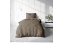 One Home Bettwäsche Doubleface Unifarben Beige Fleece 4-teilig Bild 1