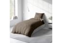One Home Bettwäsche Doubleface Unifarben Beige Fleece 4-teilig Bild 3