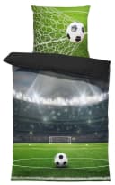 One Home Bettwäsche Fotodruck Mikrofaser Fußball Stadion Kinder Jungen Bild 2