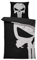 One Home Bettwäsche Skull Mikrofaser 2-teilig Totenkopf Schwarz-Weiß Bild 2