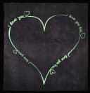 One Home Wohndecke Love you Glow in the Dark Kuscheldecke flauschig warm Bild 1