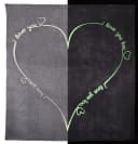 One Home Wohndecke Love you Glow in the Dark Kuscheldecke flauschig warm Bild 2