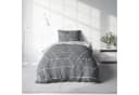 One Home Bettwäsche Jack Grau Microfaser 4-teilig Geometrisch Bild 1