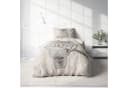 One Home Bettwäsche Dolia Fleece 2-teilig Eule Natur Beige Bild 1
