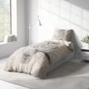 One Home Bettwäsche Dolia Fleece 2-teilig Eule Natur Beige Bild 3