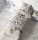 One Home Bettwäsche Dolia Fleece 2-teilig Eule Natur Beige Bild 4
