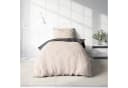 One Home Wendebettwäsche Doubleface Mikrofaser 4-teilig Beige/Grau Bild 1