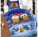 One Home Bettwäsche Winter Eulen Fleece 2-teilig Bild 3