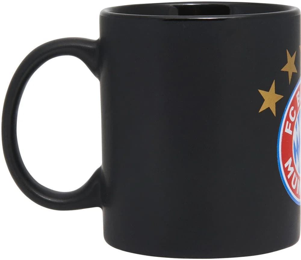 FC Bayern München Becher Tasse Logo Schwarz Keramik - Bild 4