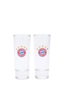 FC Bayern München Schnapsglas-Set 2-teilig Glas Transparent Bild 2