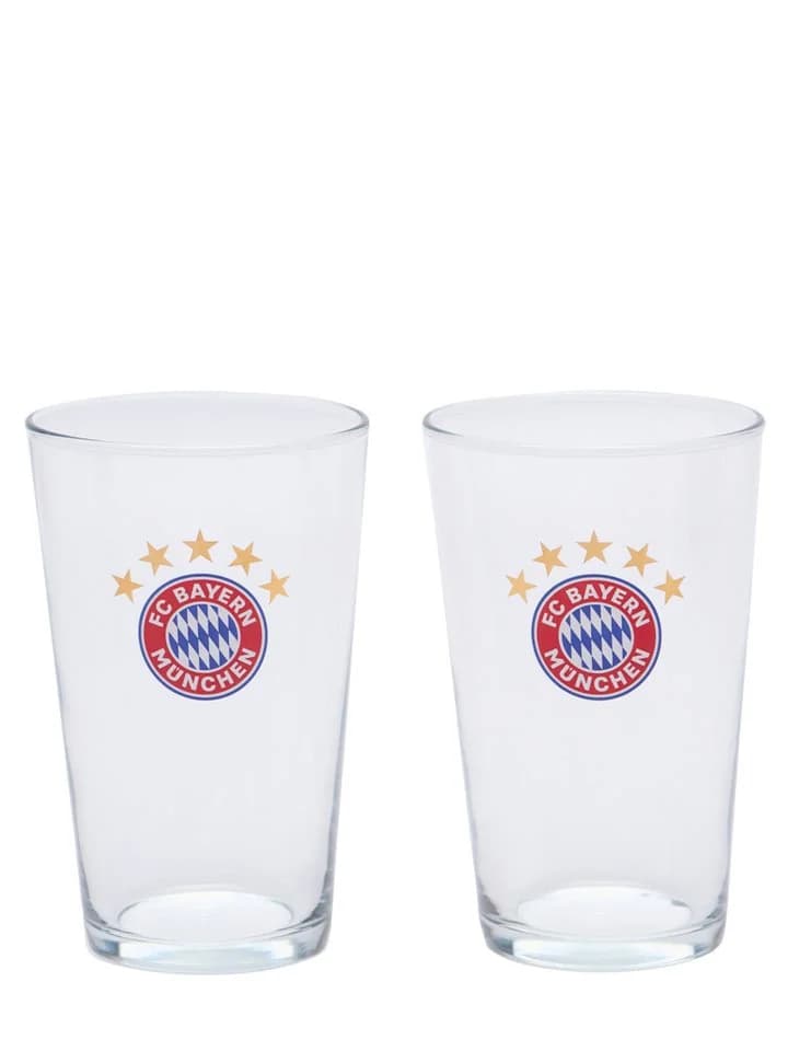 FC Bayern München Gläser-Set 2er Set Weiß Glas - Bild 2