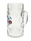 FC Bayern München Maßkrug 1l Glas-Set mit Paulaner Logo Bild 2