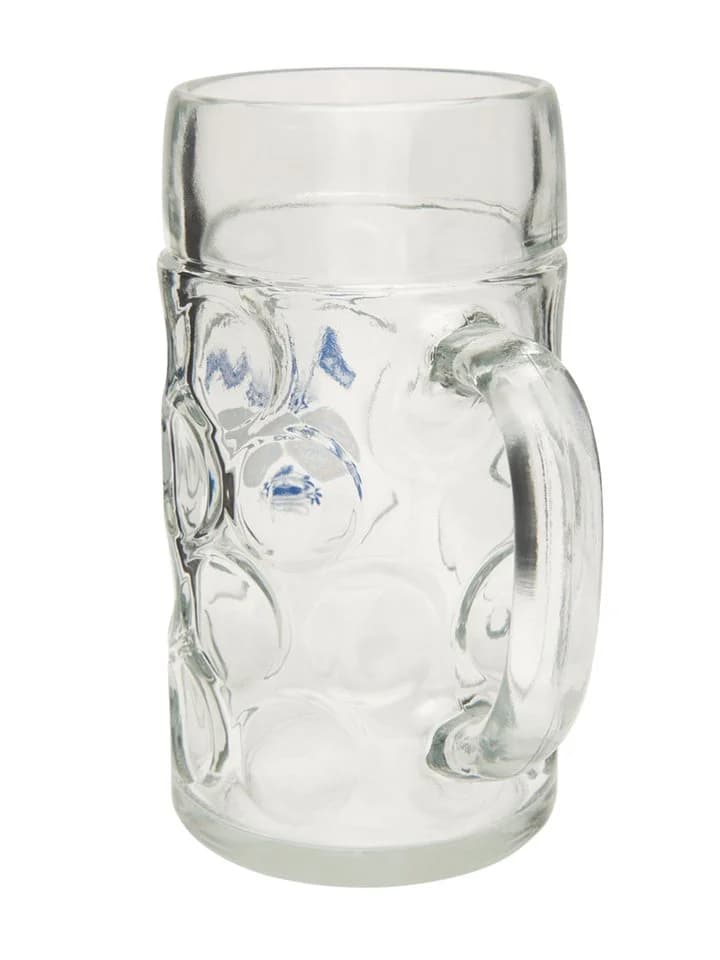FC Bayern München Maßkrug 1l Glas-Set mit Paulaner Logo - Bild 3
