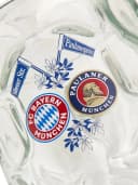 FC Bayern München Maßkrug 1l Glas-Set mit Paulaner Logo Bild 4