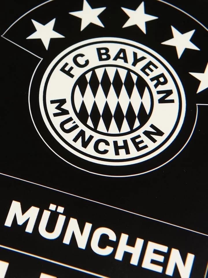 FC Bayern München Leuchtaufkleber-Set Schwarz/Weiß - Bild 3