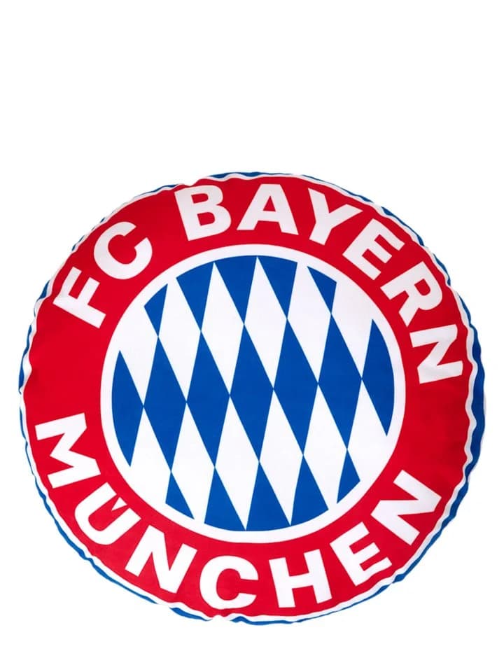 FC Bayern München Rundkissen Rekordmeister Bunt 50x50 cm - Bild 2