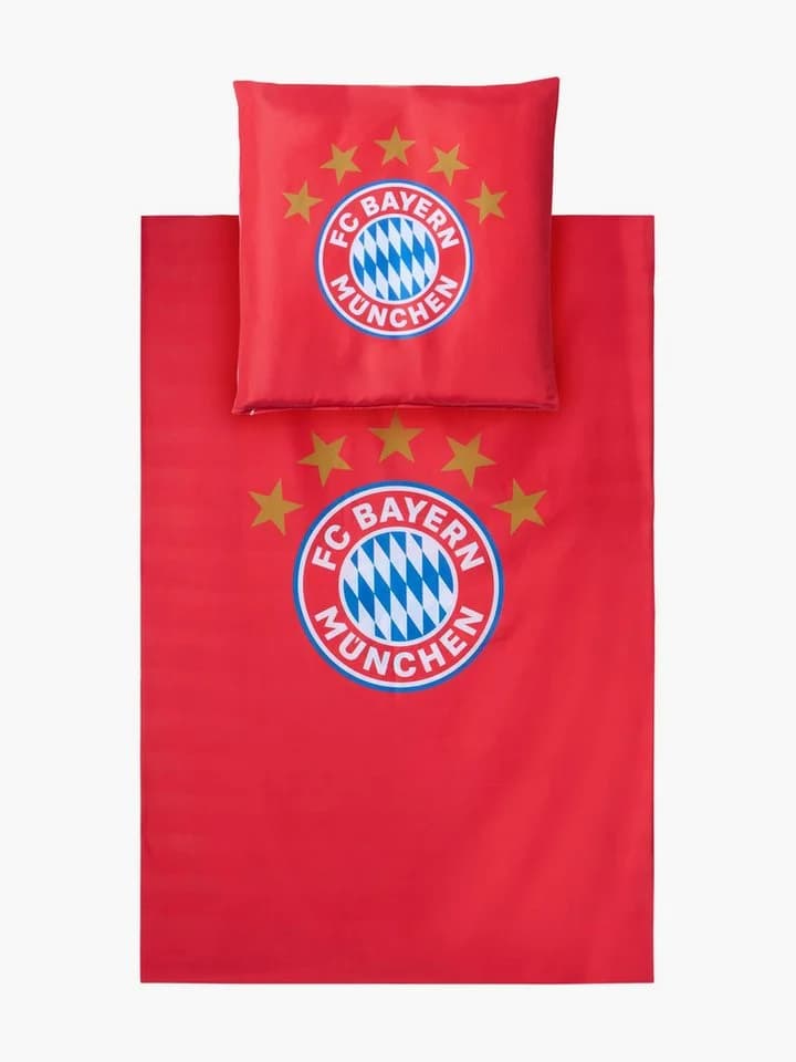 FC Bayern München Bettwäsche Rot Microfaser 135x200cm