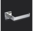 Intirilife Toilettenpapierhalter Silber Edelstahl zum Bohren Bild 1