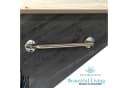 Intirilife Handtuchhalter Edelstahl Hochglanzpoliert Silber Bild 1