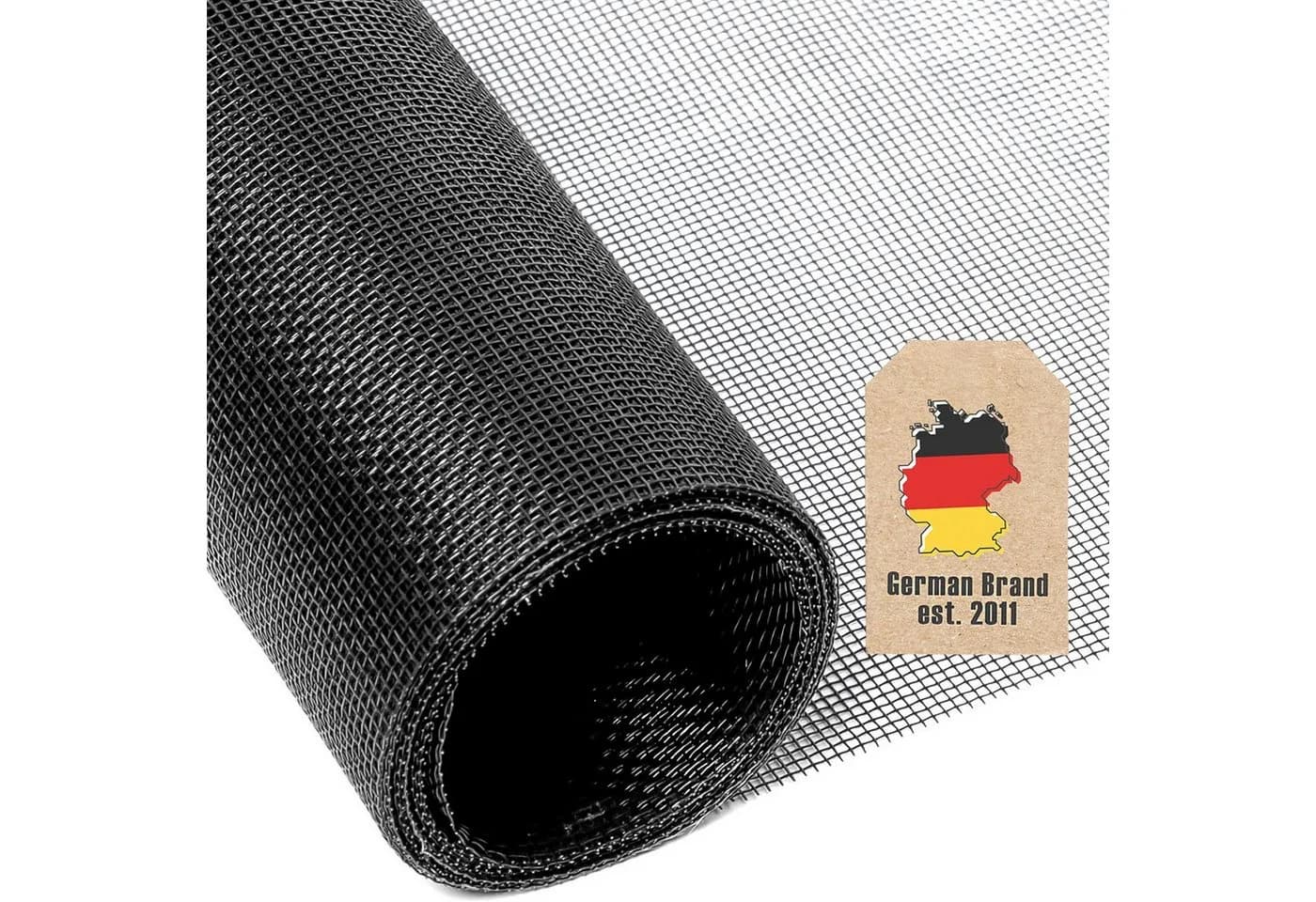 Intirilife Moskitonetz Fiberglas Schwarz Meterware - Bild 2