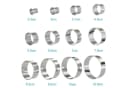 Intirilife 12-teiliges Ausstechformen-Set Edelstahl Rund Silber Bild 1