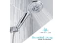 Intirilife Handbrause Silber - 5 Funktionen Duschkopf Bild 1