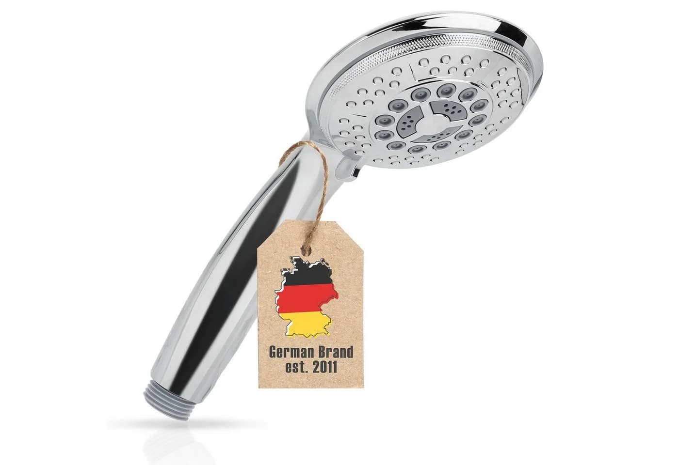 Intirilife Handbrause Silber - 5 Funktionen Duschkopf - Bild 2