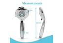 Intirilife Handbrause Silber - 5 Funktionen Duschkopf Bild 4