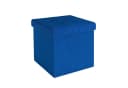 Intirilife Sitzhocker mit Stauraum Ozean Blau Bild 2