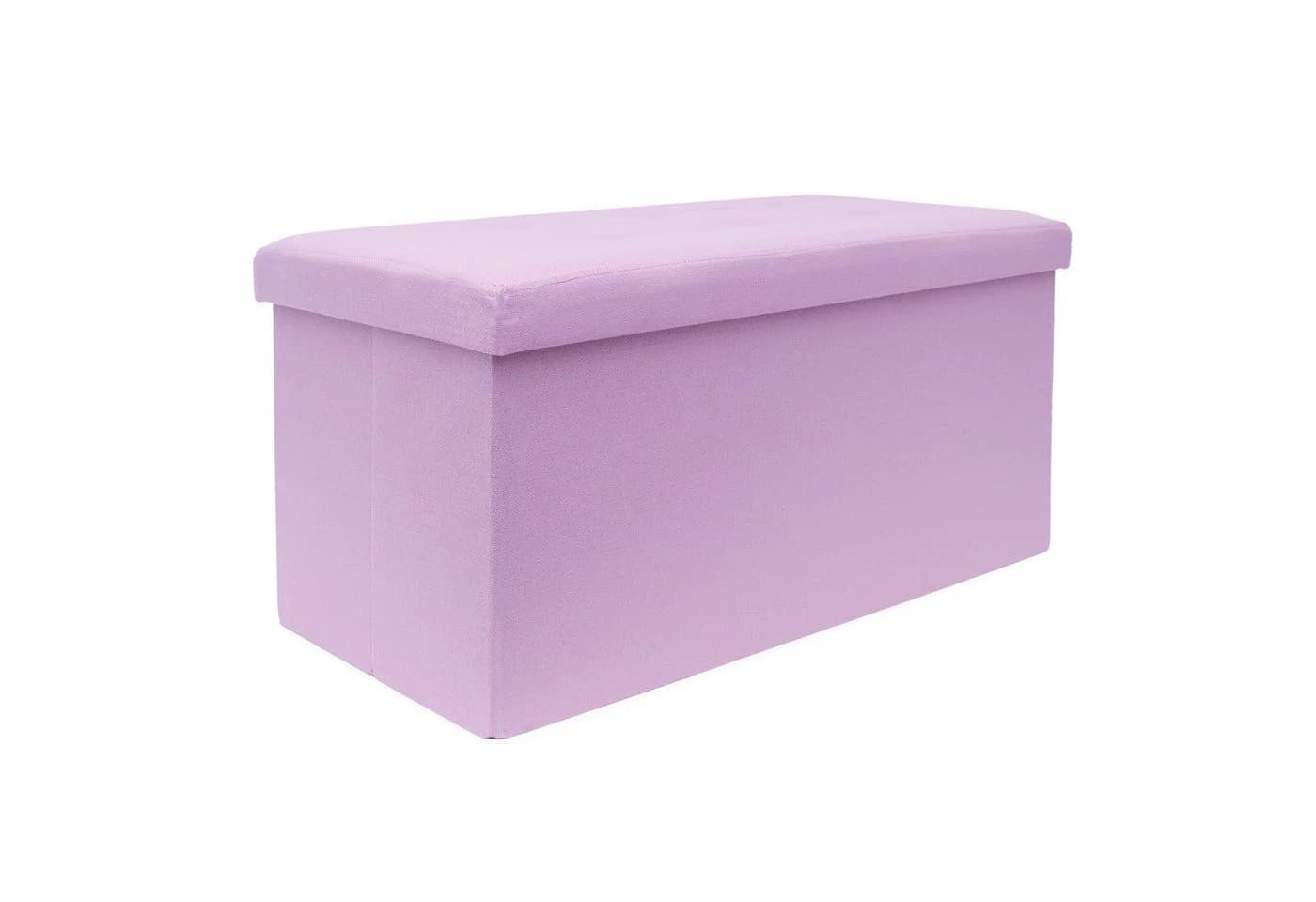 Intirilife Sitzhocker Rosa mit Stauraum und Deckel - Bild 2