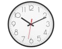 Intirilife Wanduhr Schwarz-Weiß Lautlos Quarzuhr Bild 2