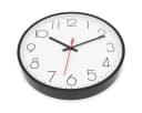 Intirilife Wanduhr Schwarz-Weiß Lautlos Quarzuhr Bild 5
