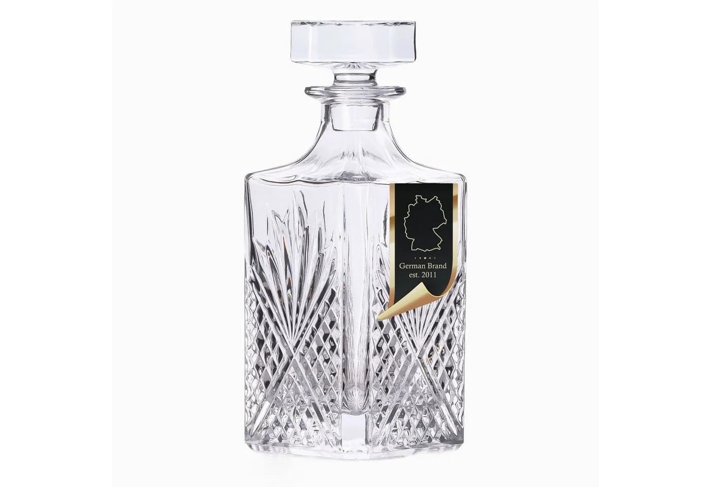 Intirilife Whiskey Karaffe 800 ml Kristallglas - Bild 2
