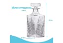 Intirilife Whiskey Karaffe 800 ml Kristallglas Bild 4