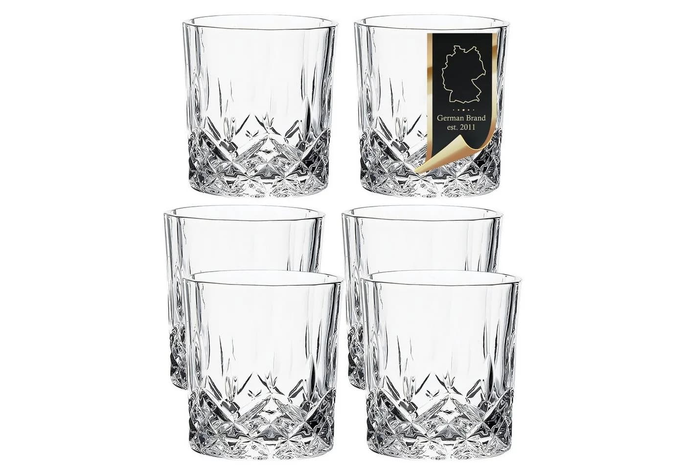 Intirilife Kristallglas-Set 6-tlg. 200ml Whiskey Gläser - Bild 2