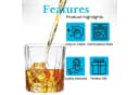 Intirilife Kristallglas-Set 6-tlg. 200ml Whiskey Gläser Bild 3