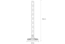 Intirilife Kleiderhaken 2-St. 2x klappbare Kleiderstange Silber 30cm Länge Bild 1