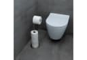 Intirilife Toilettenpapierhalter Freistehend Silber Bild 5