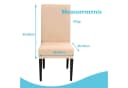 Intirilife Stuhlhusse Beige Elastisch 38-45 cm Bild 5