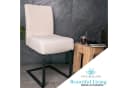 Intirilife Stuhlhusse Gemustert Beige Elastisch Bild 1