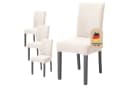 Intirilife Stuhlhusse Gemustert Beige Elastisch Bild 2