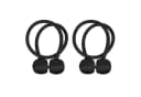 Intirilife Raffhalter Set Schwarz Grau 2-teilig Bild 2