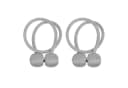 Intirilife Raffhalter Set Grau 2-teilig Magnetisch Bohrlös Bild 2