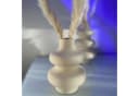 Intirilife Keramikvase Creme Weiß Spiraldesign 11.5 x 15.5 cm Bild 4