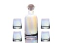 Intirilife Karaffe 5-tlg. mit 4 Gläsern, Glas, Modern Bild 2