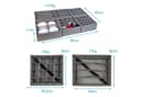 Intirilife Aufbewahrungsbox Set Grau Vlies Organizer Bild 1
