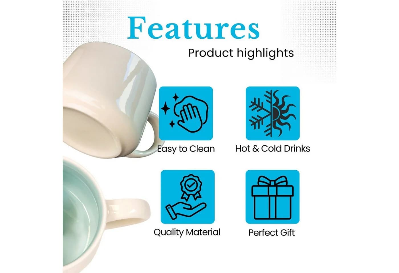 Intirilife 3D Tasse Keramik Kaffee Tee Becher Cartoon Geschenk - Bild 3